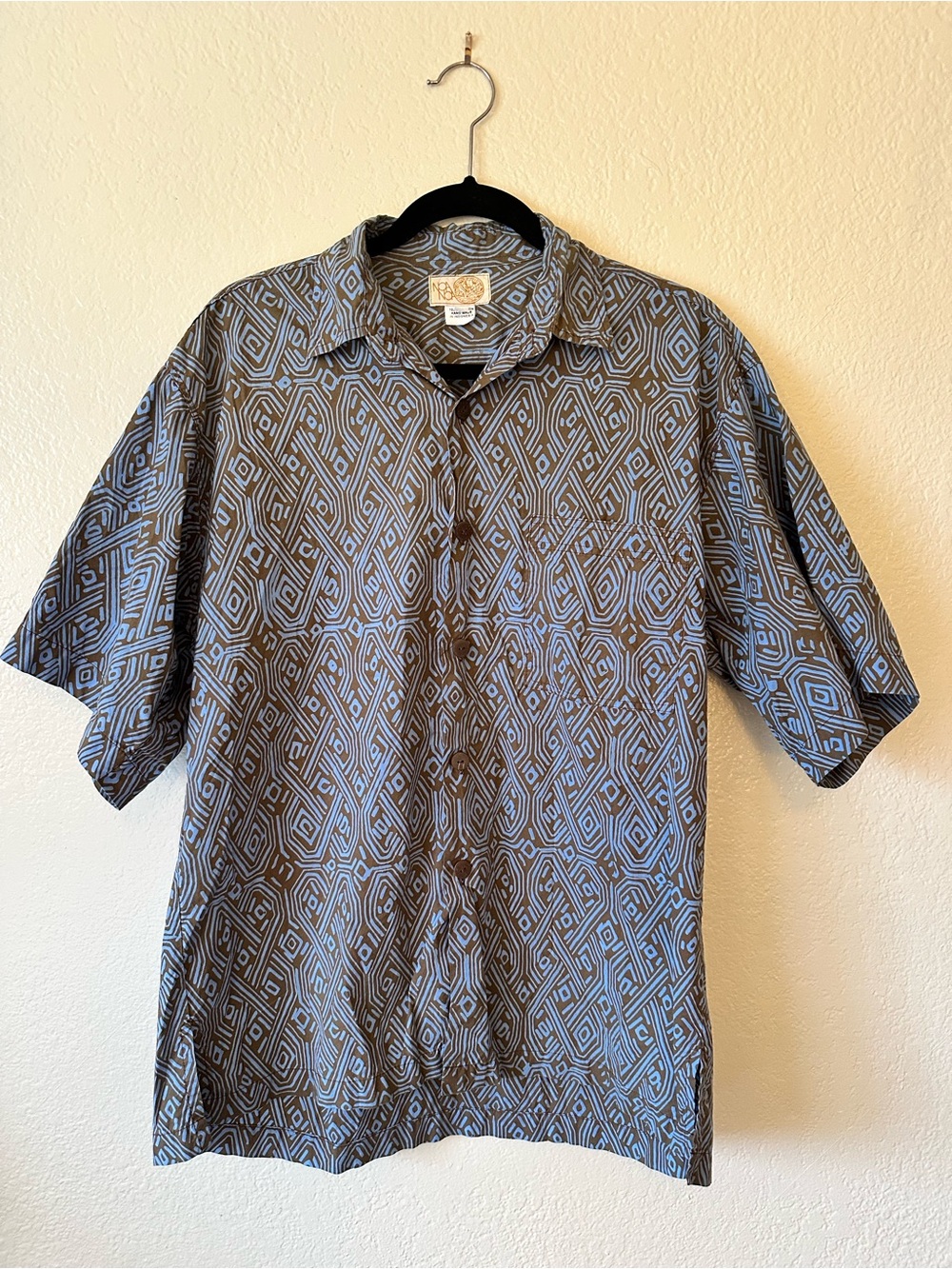 Noa Noa Short-Sleeve Button-Down Hawaiian Shirt 100% Cotton